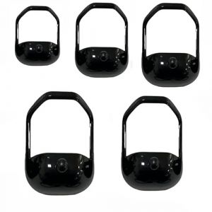 5 Pcs Peigne Pochoir Barbe Homme,Outil de Mise en Forme Barbe,Shaper Mod&egrave;Le de Barbe,Gabarit de Rasage Bouc en Plastique Pochoir &agrave; Barbe 5 tailles diff&eacute;rentes,pour la barbe sym&eacute;trique des hommes (DUJUANHONG, neuf)