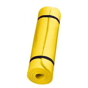 &Eacute;pais et durable Tapis de yoga Tapis De Sol Musculation Gym Fitness Tapis De Gymnastique Ecologique Pas Cher Tapis De Yoga Antiderapant Tapis Sol Pour Yoga Pilates Perte de poids (Jaune (183cm)) (⭐⭐⭐⭐⭐Susenstone, neuf)