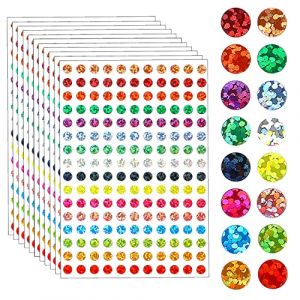 3520 pièces Pastille Autocollante de Couleur 6mm Circulaires Étiquettes de Codage Couleur 16 Couleurs Petits Autocollants à points Autocollants Laser Colorés Pour Salle de Classe, Bureau et Bricolage (snowbebe, neuf)