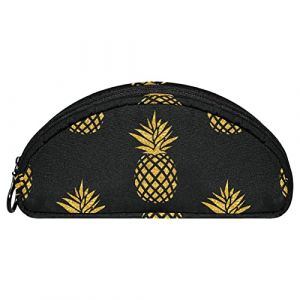 Cas De Papeterie Ananas Dor&eacute; Organisateur Portable Trousse &Agrave; Crayons Organisateur De Sac Cosm&eacute;tique Bo&icirc;tes De Maquillage (XJSJS, neuf)