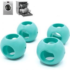 FISHTEC Boule Magnétique Anticalcaire - Lot de 4 (2 Lave Vaisselle + 2 Lave Linge/Machine à Laver) - Boule de Lavage Ecologique, Protège du Calcaire sans Détergent (SOLDELA ®, neuf)