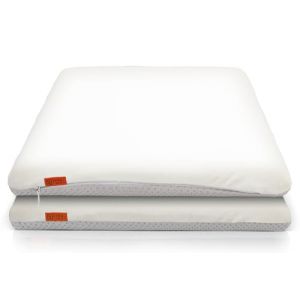 Coussin de Chaise 40x40 Lot de 2 – Mousse à Mémoire de Forme Confortable H3 – Galette de Chaise Carrée pour Intérieur & Jardin Extérieur – Coussins de Salon ou Salle à Manger – Couleur Beige Élégant (Eternal Market Ltd., neuf)