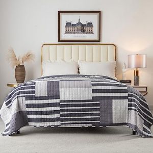 WOLTU Couvre-lit Patchwork, Dessus de Lit 150x200 cm pour Lit à 2 Places (WOLTU GmbH, neuf)