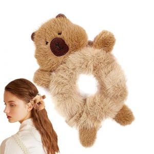 &Eacute;pingles &agrave; cheveux mignonnes, &eacute;pingles &agrave; cheveux pour femmes | Pinces &agrave; cheveux en peluche, pinces &agrave; cheveux capybara, pinces &agrave; cheveux moelleuses, chouchous mignons en peluche pour cheveux &eacute;pais et (kunwan, neuf)