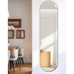 EONAZE Miroir Mural Adhesif Miroirs Autocollant Miroir Adh&eacute;sif, Longueur du Corps Miroire Murales en Acrylique, Id&eacute;al pour Maquillage, Porte, Chambre, Entree Maison (Arqu&eacute; 4 Pi&egrave;ces 30 x 30 cm) (Yong ji heng, neuf)