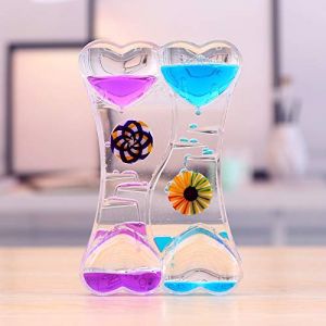 Litinliv Sablier Liquide à Hhuile, Minuterie Liquide Colorée, Jouet Apaisant, Minuteur Sensoriel Liquide, Jouet Sensoriel, Bouteille Sensorielle, Sabliers Liquide pour Activité, Détente, Apaisant (D) (Zbuddhism, neuf)