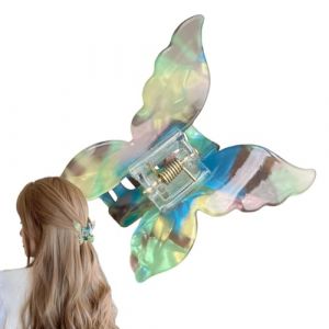 &Eacute;pingles &agrave; cheveux papillon vintage - Pince &agrave; cheveux de papillon - Pince &agrave; cheveux longue fixe pour femme - Accessoire de coiffure en forme de papillon (qihongHaostore, neuf)