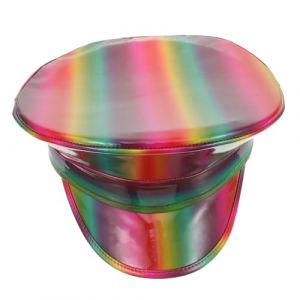 minkissy Chapeau Arc-ciel De Capitaine Pour F&ecirc;te Casquette Marine Unisexe Chapeau Marin Pour Hommes Et Femmes (Master Self, neuf)