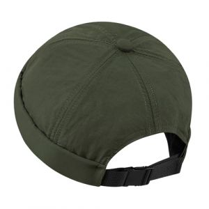 CLAPE Bonnet Docker Imperméable Unisex Docker Hat Casquette sans Visiere Bonnet Marin Miki Summer Brimless Hat Cap Beanie Worker Sailor Cap, CT81-Green, Taille Unique (CLape, neuf)