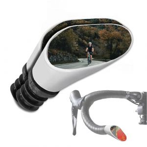 Sprintech Drop Bar Mirror Pair Bike Bicycle Cycling Safety Mirror New White by Sprintech (TEKSTREMS, neuf)