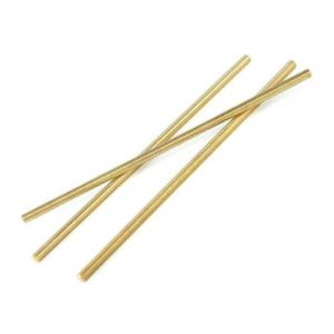 TULDYS WALENI Tige filetée entièrement en Laiton, 3 pièces, Tige filetée Solide, M2 M2.5 M3 M4 M5 M6 M8 M10 M12 * 250MM(M5) (linanatnss, neuf)