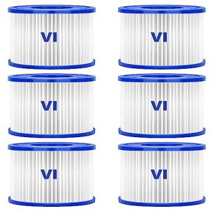 Sosayet Filtre Piscine pour Bestway 58323, 6 PCS Filtre Spa Type VI pour Lay-Z-Spa, Miami, Monaco, Vegas (SOUALHI STYLE S.R.L., neuf)