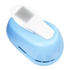 Perforatrice de Papier, Perforatrice Timbre, Perforatrice pour Bordure de Timbre-Poste, 8 X 5 X 5,4 cm Action &agrave; Levier Pression Facile, pour Projets DIY, Scrapbooking, Cr&eacute;ation de Cartes et Plus, Bleu (motokitio, neuf)