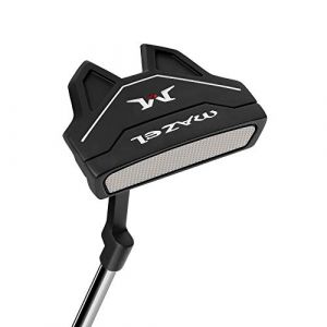MAZEL Putter de golf pour homme droitier 86,4 cm, insert de putter maillet de qualité supérieure, visage fraisé, couvre-tête de putter inclus (World Golf, neuf)