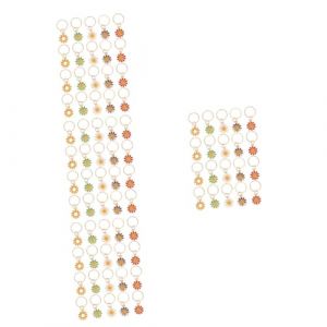 Beaupretty 80 Pièces Bijoux Accessoires Redoute Les Accessoires Pendentifs Pour Cheveux Accessoires De De Dreadlocks Bijoux De De Cheveux Bijou De Cheveux De Zinc (lorianca, neuf)