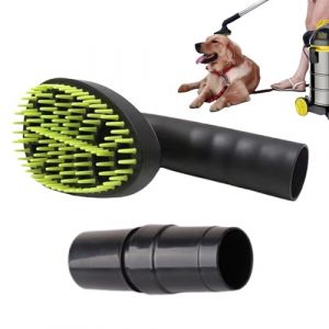 Brosse &Agrave; Poils D'animaux Pour Animaux De Compagnie - Brosse D'aspirateur Pour Chien, Compatibles Avec Le Vide, Outil De Fixation Pour Aspirateur, Outil De Toilettage Pour Chat Et De Chien (dzqad, neuf)