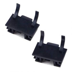 2 x support de base d'ampoule au x&eacute;non H7 HID, support d'adaptateur de clip de phare Riloer, pour 2017 Focus (LanCo2020, neuf)