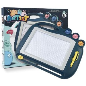 MeoZynxadril Ardoise Magique 27,5x21,5CM, Tablette Dessin Magn&eacute;tique pour Enfant, Jouet Tableau Effa&ccedil;able avec 3 Tampons et 1 Stylo (IMBREA STORE S.R.L., neuf)