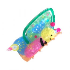 Pince &agrave; cheveux abeille de dessin anim&eacute;, pince &agrave; cheveux en acrylique, petite pince &agrave; griffes pour femme, 1 pi&egrave;ce (lot de 1) (hongwuzhenxiaodianpu, neuf)