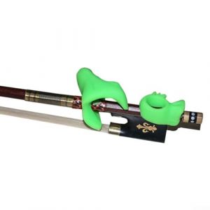 Besshepplo Correcteur de poign&eacute;e pour archet de violon - Dispositif de correction pour violon - Silencieux - Style griffe - Pour violon - Instruments de musique - Accessoires - 5,5 x 3,5 cm (vert) (NexuNook, neuf)