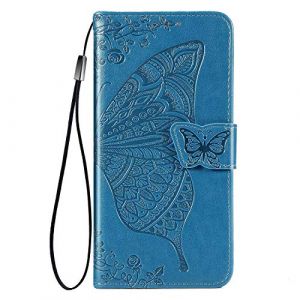 TingYR Coque pour OnePlus 8T+ 5G, Housse en Cuir avec Premium Flip Coque, Portefeuille Etui avec Stand Support et Carte Slot OnePlus 8T+ 5G.（Bleu） (TINGYR, neuf)