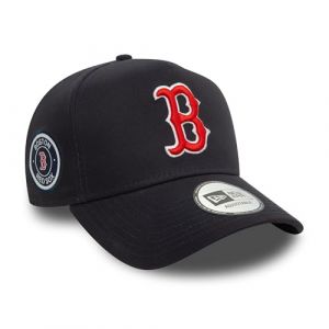 New Era Boston Red Sox MLB Casquette pour Les Fans Snapback réglable Logo de l'équipe Baseball Chapeau écusson Bleu (capspin, neuf)