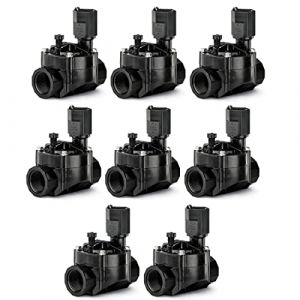 [Pack 8] Électrovanne d'arrosage Rain Bird 100-HV 24V. Électrovanne d'arrosage avec filetage femelle de 1" - Régulateur de débit et solénoïde à 24 V - Systèmes d'arrosage fiables (Global Network century, neuf)