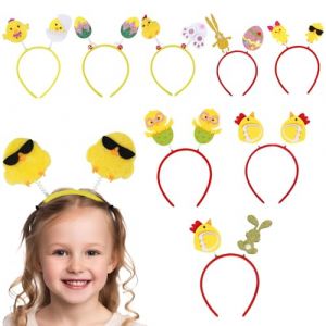 Tewzafiya Bandeaux de cheveux de P&acirc;ques pour femmes, bande d'oeufs - Bandeau pour robe de vacances avec poussin, d&eacute;corations de costumes pour femmes, pour cabines photo de P&acirc;ques, fournitures de (katurath, neuf)