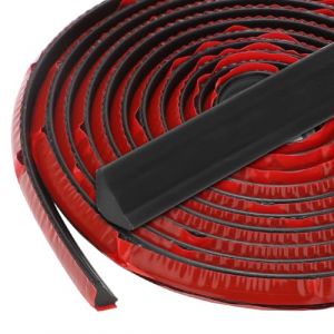 Moulures D&eacute;coratives Flexibles Autocollantes, TPE Triangle Moulure Adhesive Pour Pafonds et Passage Mural Pour Plinthe de Finition, Plan de Travail de Cuisine, Bords de Carrelage (3M, 12x9 mm, Noir) (RANJIMA-EU, neuf)