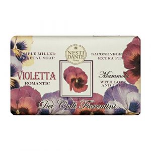 Nesti Dante Colli Fiorentini Sweet Violet 664204 Savon pour les mains &agrave; base d'ingr&eacute;dients naturels, parfum longue dur&eacute;e (Nikilko2017, neuf)