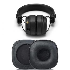 Coussinets de Rechange pour Marshall Major III Bluetooth, 1 Paire en Cuir prot&eacute;in&eacute; Noir, Marshall, Casque Marshall, Housse Casque Audio (Anilalowbility, neuf)