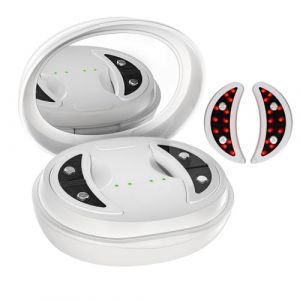 Masque Massant Oculaire &Eacute;lectrique,Appareil Rechargeable aux Microcourants pour Att&eacute;nuer les Cernes - Appareil Lumineux Contour des Yeux - D&eacute;tente Quotidienne &agrave; la Maison, au Bureau et en Voyage (fangjinliechaishangmao, neuf)