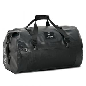 IRON JIA'S Sac Etanche Moto Sac de Voyage Sacoche Arrière MotoSacoches Cavalières Moto Duffel Bag Grande Capacité Durable pour Bateau Canoeing Pêche Camping Piscine Rafting Snowboard (IRON JIAS STORE, neuf)