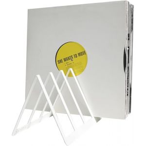 etterr | Lot de 2 Rangement Vinyle | pour 50 Vinyles | 100% Acier | Fabriqué en Europe | Range Vinyle | Support Vinyle | Rangement Livre | Porte Vinyle | Etagere Vinyle | Meuble Vinyle (ASTERIDEO, neuf)