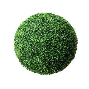 Nopeilvi Boule de buis artificielle en plastique Vert 40 cm (Alinglin, neuf)