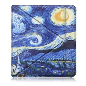 Étui portefeuille fin en cuir PU de qualité supérieure avec fermeture magnétique et fonction veille/réveil automatique pour liseuse Kobo Forma 8" 2018 (shaofeng store, neuf)