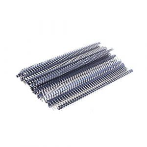 ANGEEK 50 pcs. 2.54mm 40pins réglettes à broches Single Row Header réglettes à souder pour PCB Raspberry projet électronique (ANQIT, neuf)