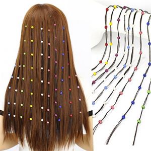 Extensions de cheveux à clip avec strass pour femme Violet 50 cm (YANGTZE, neuf)