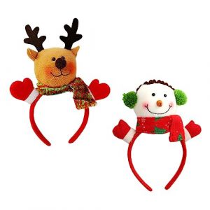 Healeved 2pi&egrave;ces Ornement pour Cheveux Gar&ccedil;on Fille No&euml;l Motif Poup&eacute;e Coiffes D&eacute;coration Accessoire (Accompany JY, neuf)