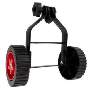 Jeu de roues de support pour débroussailleuse à hauteur réglable pour tondeuse à gazon (youwort, neuf)