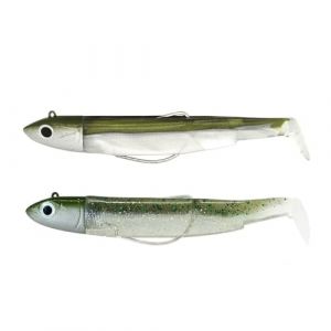 Fiiish Black Minnow Double Combo Off Shore No.1-7cm - 6g - Kaki - Ghost Minnow - BM3035 (CARNASPORT, neuf)