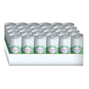 CRISTALINE Eau Gazéifiée, le rafraîchissement pétillant en bouteilles de 33cl - par lot de 24 (Conseil & Négoce Européen, neuf)