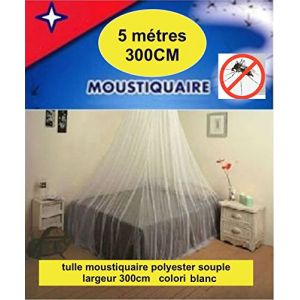 Tulle Moustiquaire 5 Métres X 300cm , GRANDE LARGEUR SOIT: 15 M2 , POUR PORTE RIDEAUX FENETRES (Auboncoindunet, neuf)