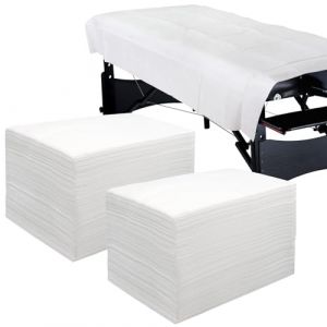 Tvvcalk Lot de 200 Drap Jetable Table Massage, 100 x 200 cm Drap Jetable, Drap Intissé, drap esthetique jetable, drap d'examen jetable (zzhxsmyxgs123, neuf)