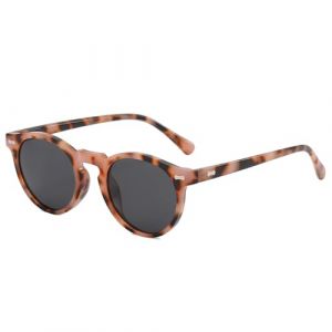 LJCZKA Lunette de Soleil Polaris&eacute;e Ronde Homme Femme Vintage R&eacute;tro Lunettes de Soleil Femme Polaris&eacute;es Protection UV400 (LJCZKA, neuf)