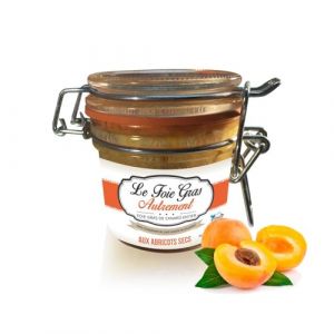 Foie gras abricot 80g, recette artisanale, foie gras de canard entier, fait maison, sans conservateur, spécialité du sud-ouest, bocal longue conservation (RELAISGOURMET, neuf)