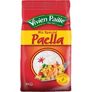 Lot de 3 unit&eacute;s *** VIVIEN PAILLE Riz sp&eacute;cial pa&euml;lla 1kg (La Famille &agrave; Table! - LF&agrave;T!, neuf)
