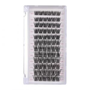 ERYUE Kit D'extension de Cils Personnalisable Faux Cils Naturels &eacute;pais Fibres Synth&eacute;tiques Douces Application Facile pour D&eacute;butants et Professionnels Kit de 72 Pi&egrave;ces (1) (CHAOLIMEI, neuf)