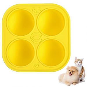 KINBOM Moules à Friandises pour Chien, Réutilisables Moule Silicone Friandises Chien Moule Glace pour Chien Va au Lave-Vaisselle, Moule à Friandises Compatible avec Woof Pupsicle Pet Dog Toys (Haipingmian, neuf)