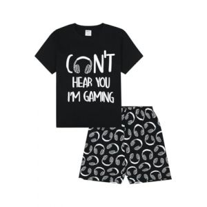 ThePyjamaFactory Gar&ccedil;on Can't Hear You I'm Gaming Court en Coton Pyjamas (10-11 Ans) (ThePyjamaFactory, neuf)